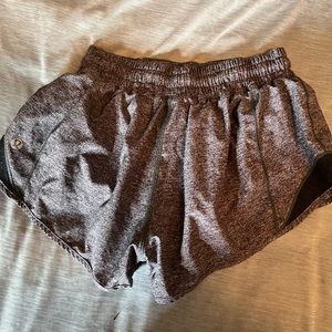grey lululemon shorts